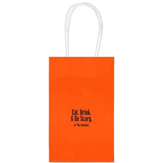 Eat Drink & Be Scary Medium Twisted Handled Bags